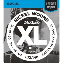 D'ADDARIO EXL148 Nickel Wound struny do gitary elektrycznej 12-60