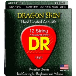 DR DSA-10 DRAGON SKIN struny do gitary akustycznej 12 strunowej