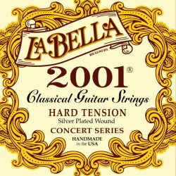 LA BELLA 2001H struny do gitary klasycznej hard tension