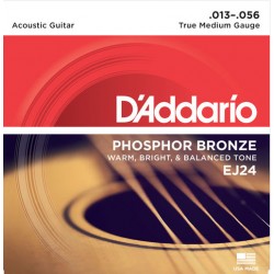 D'ADDARIO EJ24 Phosphor Bronze struny do gitary akustycznej 13-56