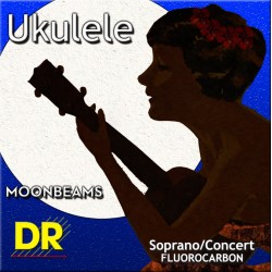 DR UFSC MOONBEAMS fluorocarbon struny do ukulele sopranowego/koncertowego