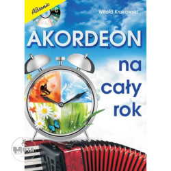 Akordeon na cały rok + CD - Witold Krukowski