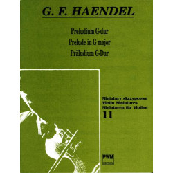 Preludium G dur na skrzypce i fortepian - George Frideric Haendel