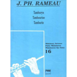 Tamburyn - miniatura na flet z akompaniamentem -  Jean-Philippe Rameau