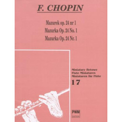 Mazurek op. 24 nr 1 na flet - Fryderyk Chopin